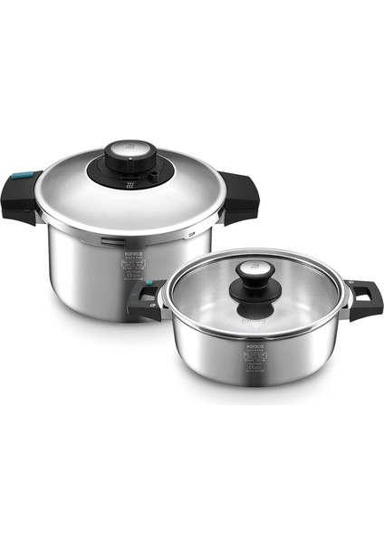 &safe 6+8 L Düdüklü Tencere Seti