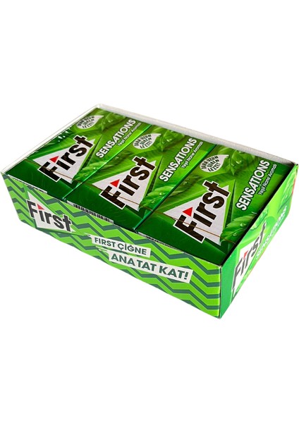 Sensations Yeşil Nane Aromalı Sakız 27 gr x 12 Li fiyatları