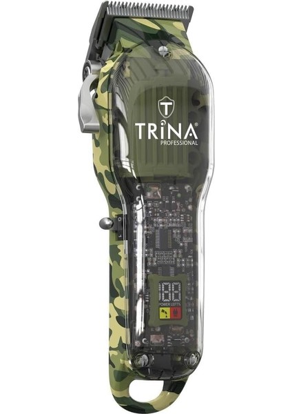Trina Saç Kesme Makinesi Kamuflaj Desenli - 0055