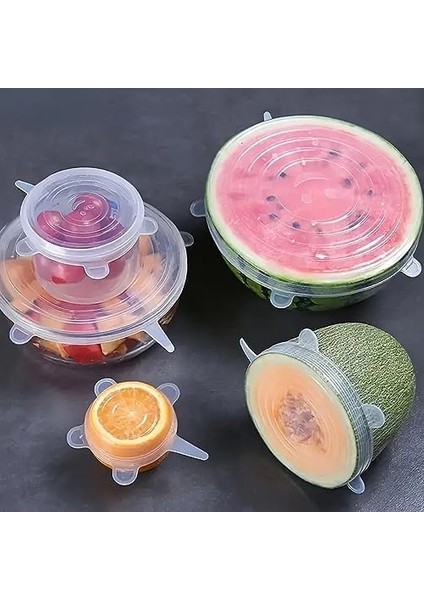 Koruyan Silikon Streç Kapak Seti 6 Adet Kupa Kavanoz Kase fiyatları