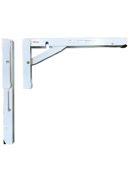 Katlanır Masa Ayağı 1 Çift Beyaz 40CM