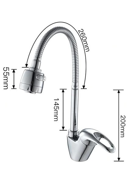 Mix Kuğu Mutfak Evye Batarya Oynar Başlıklı modelleri