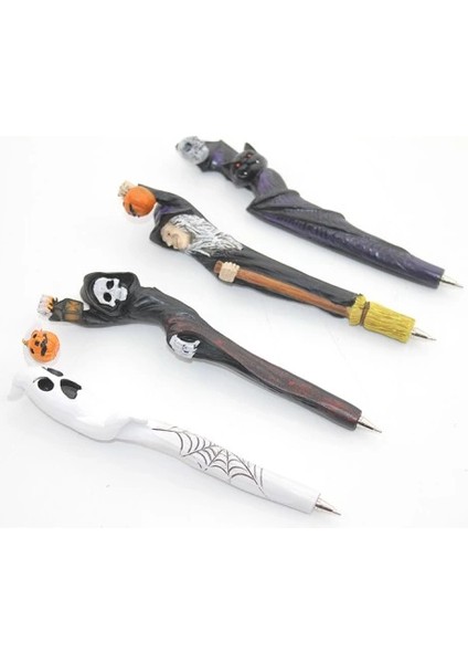 Polyester Tükenmez Kalem Cadılar Bayramı Temalı