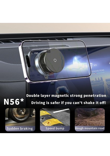 Kablosuz Araç Içi Cep Telefonu Tutucu Araç Içi Montaj Süper Güçlü Vakumlu Manyetik Telefon Tutucu K009 modelleri