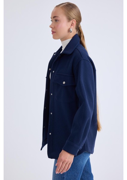 Düşük Omuz Cepli Kaşe Ceket fiyatları