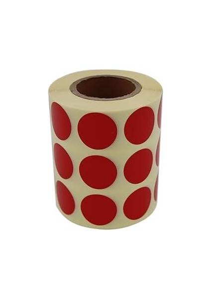 Etiketler, Hazır Al Hızlı Al 25MM Yuvarlak Etiket Kalıcı Renk Kodu Nokta Çıkartmaları, Rulo Başına 2500 Etiket, Kaplamalı Rulo Etiket Yan Yana 3lü (Kırmızı) fiyatları