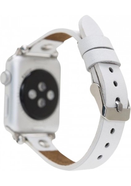 Apple Watch Uyumlu Deri Kordon 38-40-41MM St F3 Beyaz fiyatları