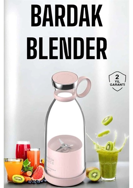 Bardak Blender Smoothie Meyve Sıkacağı Şarjlı Cam Taşınabilir fiyatları