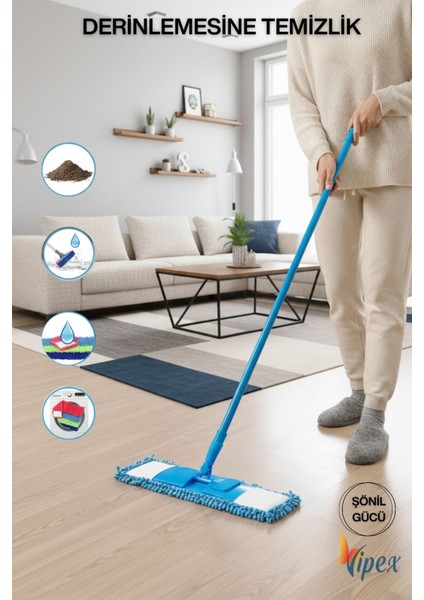 50 cm Şönil Püsküllü Yedek Mop fiyatları