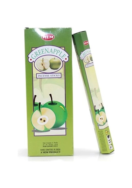 Hem Green Apple Aromalı Çubuk Tütsü
