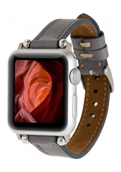 Apple Watch Uyumlu Deri Kordon 38-40-41MM Ferro Rst9