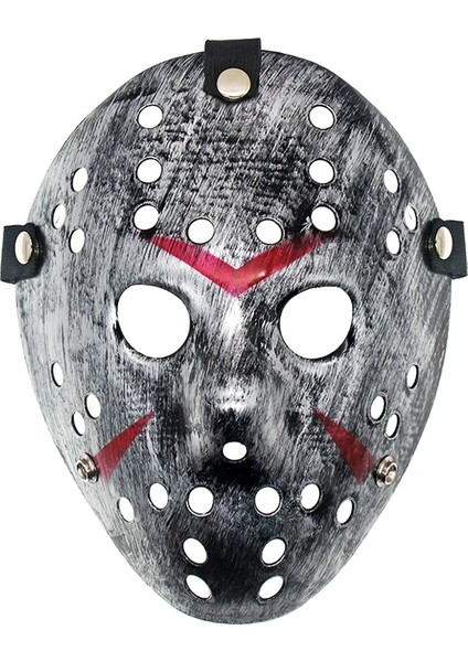 Jason Maskesi Hannibal Maskesi Metal Gümüş Renk 20X25 cm