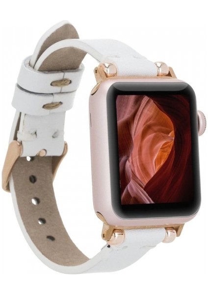 Apple Watch Uyumlu Deri Kordon 38-40-41MM Ferro F3