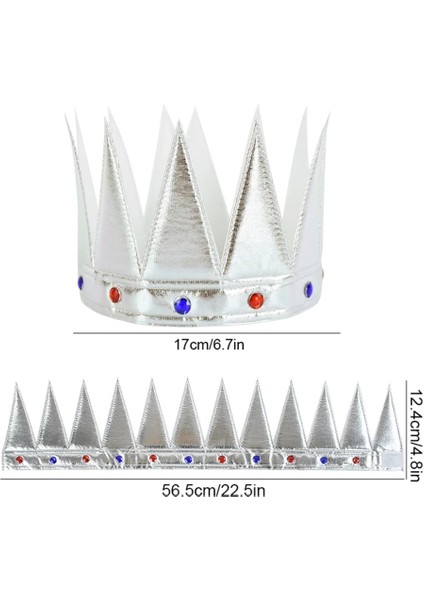 Yumuşak Gümüş Kral Tacı 55 cm fiyatları