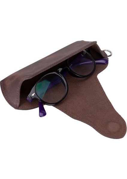 Riviera Deri Askılı Gözlük Kılıfı Kahverengi fırsatları