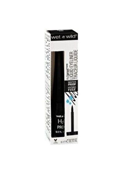 H2O Proof Likit Eyeliner Suya Dayanıklı Siyah Renk 1 Adet Kolay Uygulama