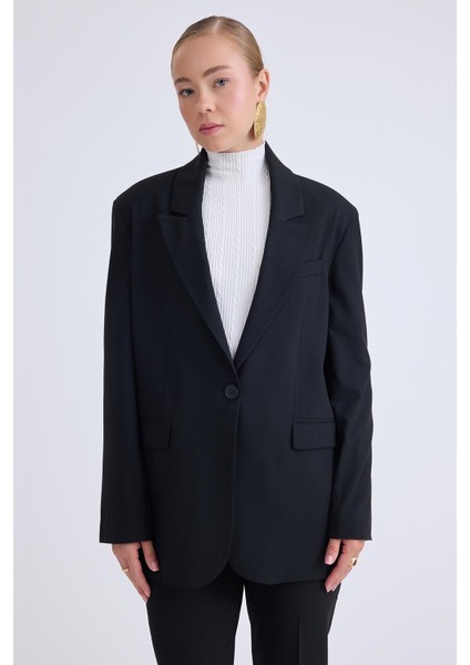 Tek Düğme Vatkalı Ceket modelleri