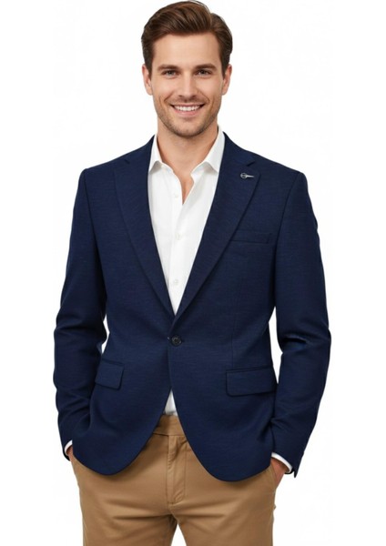 Erkek Tek Spor Ceket Çift Yırtmaçlı BGL-ST04982