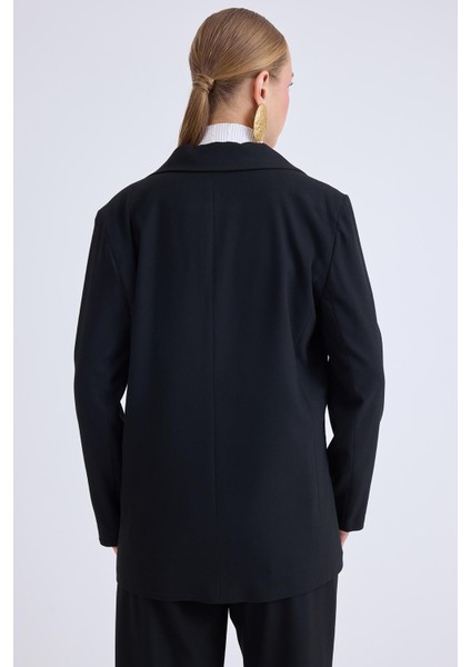 Önden Tek Düğme Kapamalı Blazer Ceket fırsatları