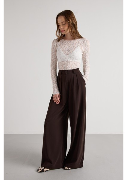 Palazzo Pantolon Kahve