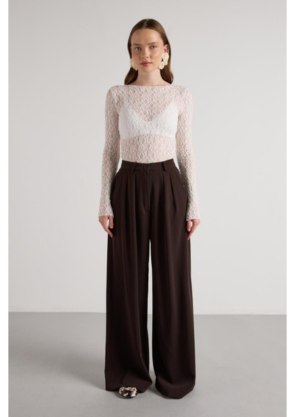 Palazzo Pantolon Kahve