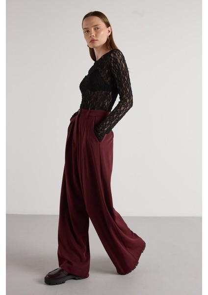 Palazzo Pantolon Bordo fiyatları