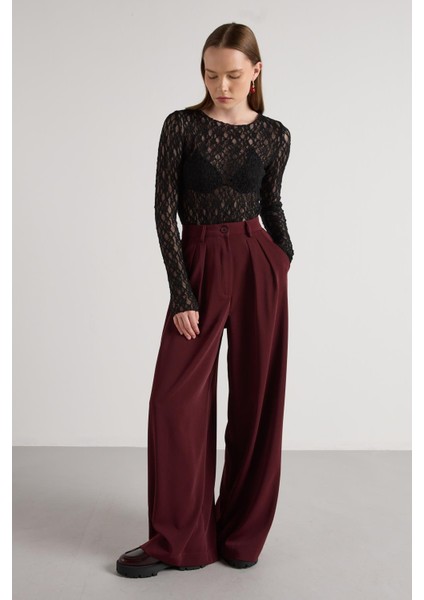 Palazzo Pantolon Bordo indirimleri