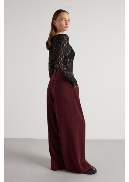 Palazzo Pantolon Bordo