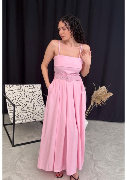 Fiora Kemerli Elbise