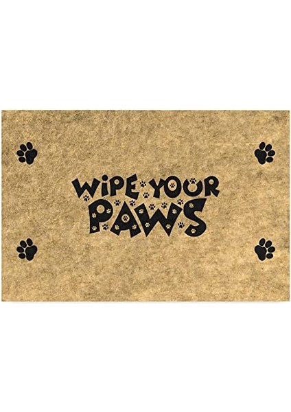 Tasarımlı Dekoratif Kapı Önü Paspas, Dış Mekan/ev Içi/ /mutfak/yatak Odası/giriş Paspasları (Paws, 45X70) modelleri