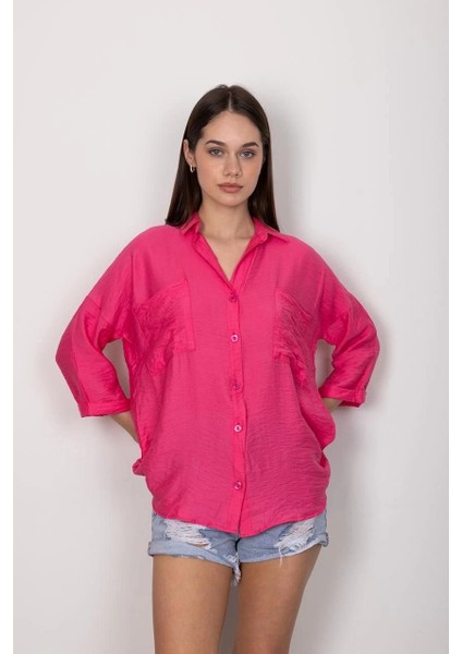 Mtxdpn Cepli Salaş Gömlek T1010 Fuşya (Beden: Xl) fiyatları