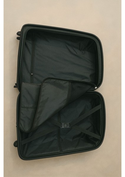 Hafif 3’lü Abs Valiz Seti – Şifreli, 360° Tekerlekli – Siyah fiyatları