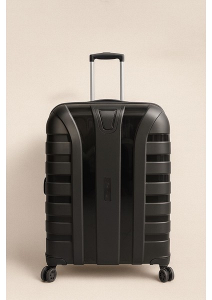 Hafif 3’lü Abs Valiz Seti – Şifreli, 360° Tekerlekli – Siyah modelleri