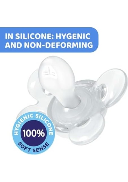 Chicco Physioforma Comfort Silikon Emzik (16-36 Ay, 2&apos;li), Mavi fiyatları