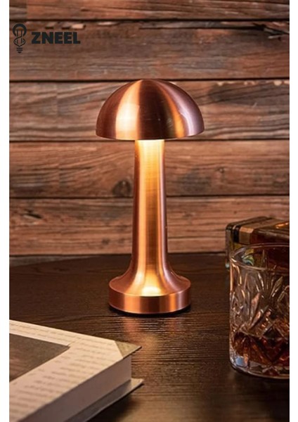 Dokunmatik Şarjlı Masa Lambası-3 Işık Renkli, Dimlenebilir, Type-C Girişli, 1800 Mah Bataryalı