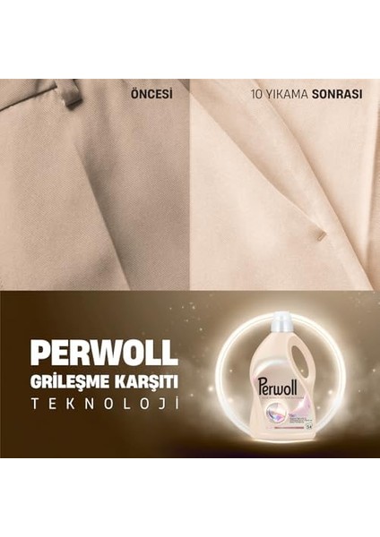Perwoll Açık Renkliler Sıvı Çamaşır Detarjanı 2.97 Litre, 3l, 54 Yıkama fiyatları