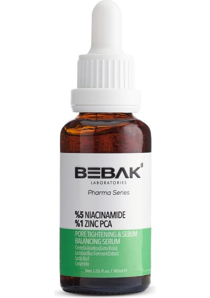 Bebak Pharma Serisi Gözenek Sıkılaştırıcı Serum 30 ml fiyatları