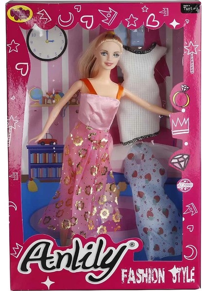 Oydaş Anlily Kutuda 2 Elbiseli Bebek 2252 modelleri