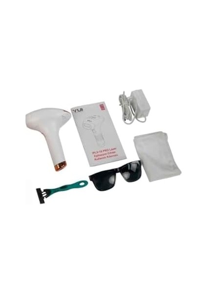 Yui IPLV16 Pro Ağrısız Otomatik ve Manuel Atım Buz Lazer Epilasyon Cihazı Beyaz