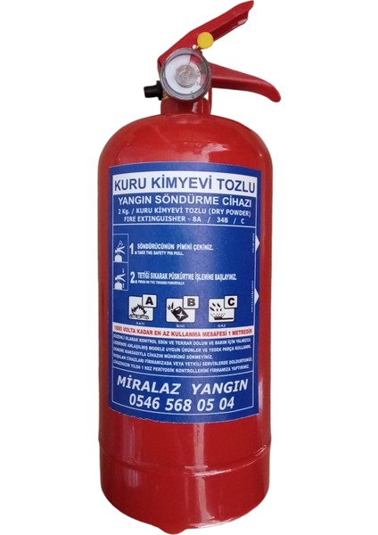 2 Kilo Yangın Söndürme Tüpü fiyatları