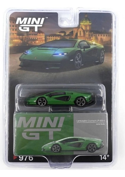 Mini Gt 1/64 Lamborghini Countach Lpı 800-4 Verde Medio - Blister Paket fiyatları