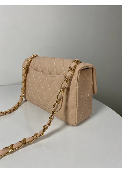 Kapitone Örme Zincirli Kadın El ve Omuz Çantası fiyatları