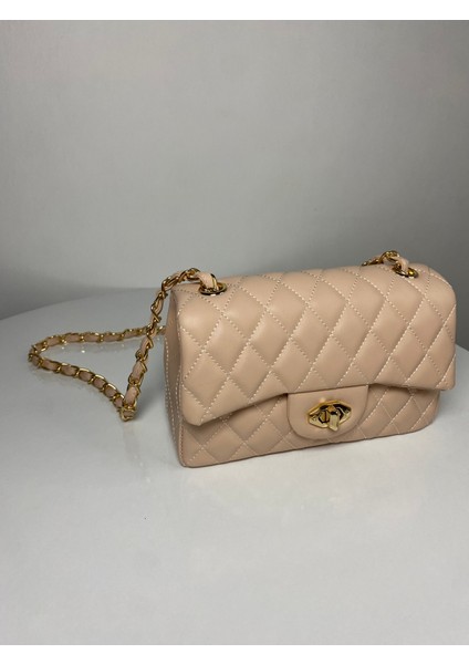 Kapitone Örme Zincirli Kadın El ve Omuz Çantası modelleri