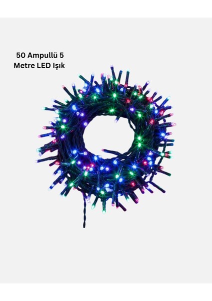 Bfs 50 Ampullü 5 Metre LED Işık – 8 Modlu, Enerji Tasarruflu Dekoratif Aydınlatma modelleri