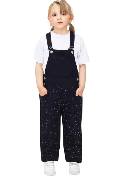 Kız Çocuk Taş Süslemeli Jean Salopet Elbise 8-13 Yaş 12388 fiyatları