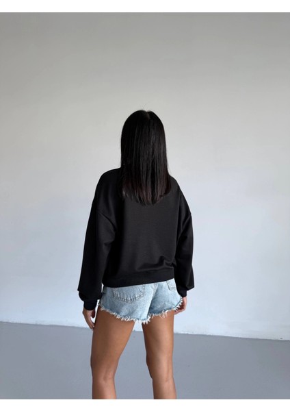 Mtxdpn 2 Iplik Bisiklet Yaka Sweat Siyah F2339 (Beden: L) modelleri