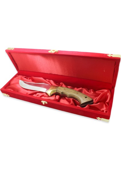 Özel Kutulu Kök Ceviz Ağacı Saplı Isme Özel 4116 Kalite Paslanmaz Çelik Outdoor Avcı Kamp Bıçağı fırsatları