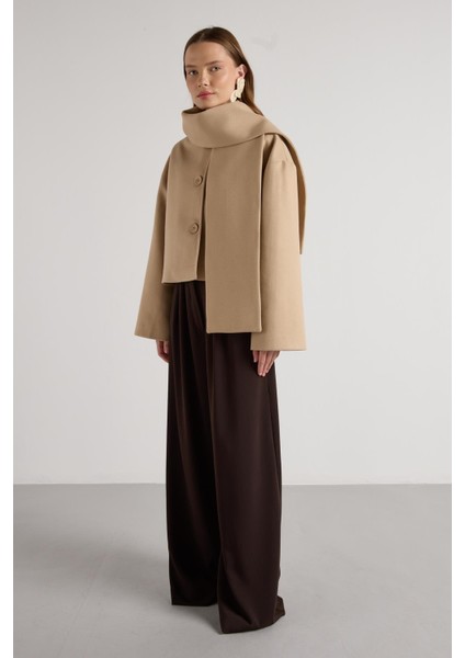 Kısa Kaşe Seyyar Atkılı Kısa Astarlı Kaban Taş