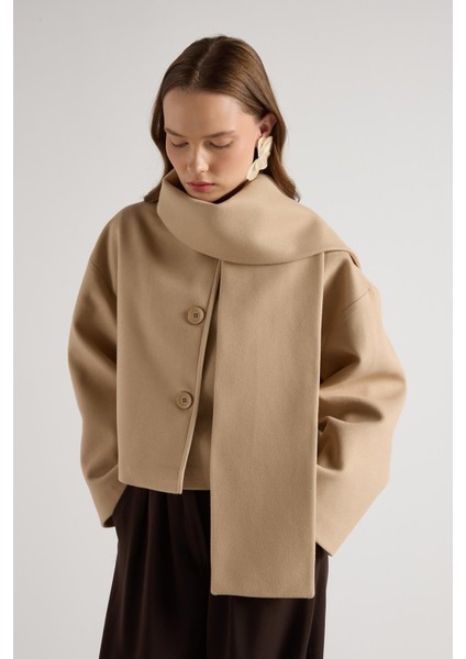 Kısa Kaşe Seyyar Atkılı Kısa Astarlı Kaban Taş