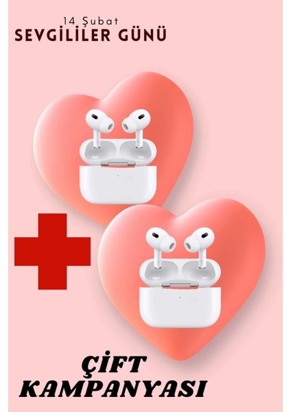 Bfs Sevgiliye Hediye Çift Kulaklığı Yeni Nesil Pro Kulaklık Sevgililer Gününe Özel Kampanya fiyatları